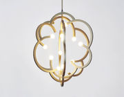 Nowoczesne Hortensja Złoty wisiorek wiszące Lights / Zawieszenie światła do użytku domowego