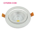 CRI 80 Home Office Lampy sufitowe 15W wpuszczana LED Kąt świecenia 25 ° / 60 °