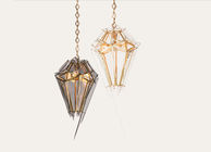 Hand - Cięcie Skośne szklana wisząca Jadalnia w stylu gotyckim Translucent Lampy