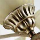 Srebrna Biała kutego żelaza wiszące lampy sufitowe w stylu amerykańskim, 3 Light