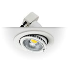 Oszczędzanie energii 20W COB ekspozycyjne LED Oprawa wpuszczana Ściemnialny W hotelu / Sklep