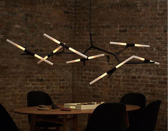 Willa prestiżowa Projekt Złoty żyrandol Led Lights aluminiowa zawieszka nowoczesny styl