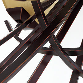 American Style Bordeaux Metal kute Świecznik, Dom Żyrandole LED E27