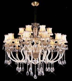 Wysoki prześwit 18 Lights 1050 x 820mm kryształowy żyrandol Oświetlenie / ekspozycyjne LED Lampy wiszące