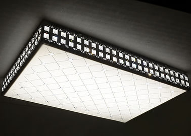 64W LED Nowoczesny prostokątna główna Oświetlenie LED Lampy kryształowe Mosaic