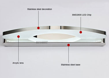 Łazienka Lustro akrylowe Vanity Światła LED Oprawa 15W 70cm długości