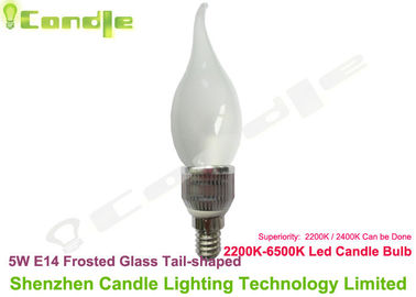 E14 kryształowy żyrandol 360 Candle Light Led 5W Żarówka CE RoHS, ciepły biały