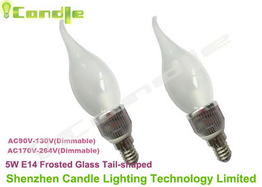 E14 kryształowy żyrandol 360 Candle Light Led 5W Żarówka CE RoHS, ciepły biały
