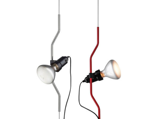 Minimalistyczny Parentesi podłogi do sufitu lampy Carbon Steel światło o kształcie rurowym