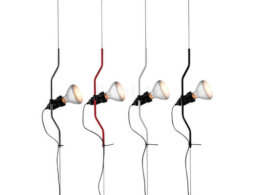 Minimalistyczny Parentesi podłogi do sufitu lampy Carbon Steel światło o kształcie rurowym