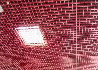 Kolor Fireproof Zawieszenie Siatka aluminiowa sufitowa lub niestandardowe siatki sufitu ze stali nierdzewnej