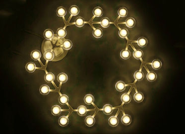 17 Światła LED netto grono Światła wiszące sufitu z ciepłe białe LED