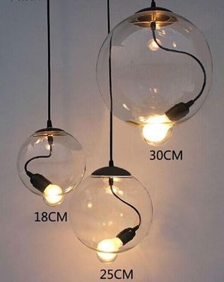 Współczesny design Oświetlenie sufitowe wiszące Lampy sufitowe restauracja z piłką