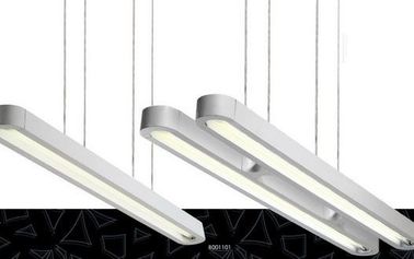 Biuro dwukrotnie T5 Sliver Oświetlenie sufitowe wiszące PC Aluminium Lampy wiszące