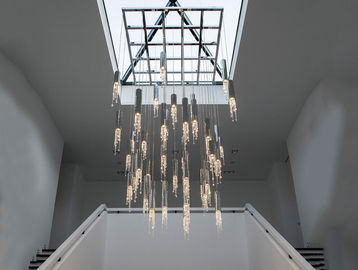 Seksowne Crystal LED Pendant Lights, LED Lighting Zawieszenie Luxury Villas