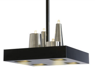 Okrągłe lub kwadratowe Metal Led Lights Brilliant Żyrandol Żyrandole Subtelnie wiszące