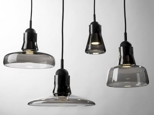 Indoor Oświetlenie dekoracyjne LED dla Żyrandol dymu Szary Pendant Światła do baru