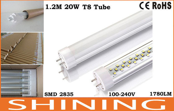 120cm T8 LED światło rury 20watt 1780Lm Dla Indoor Oświetlenie
