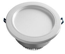 12 Watt SMD LED Samsung Chip okrągłe wpuszczane Oprawy ciepły biały dla jadalni